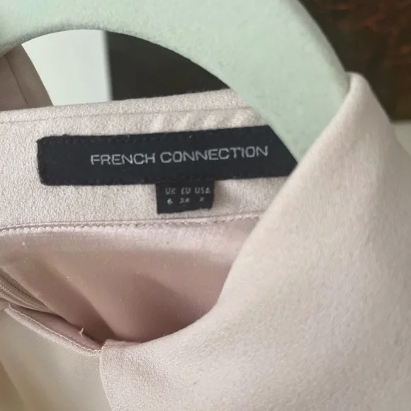 (S/XS) $125 French connection PtP 15” pink lilac Dress - Picture 4 of 6